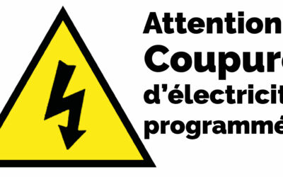 Attention aux coupures d’électricité programmées